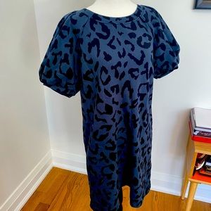 Anthropologie print sweatshirt dress